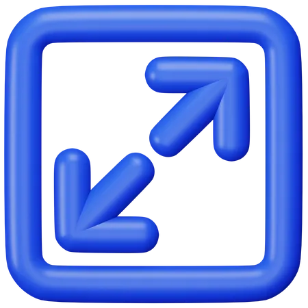 Maximieren  3D Icon