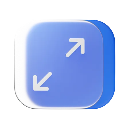 Maximiser  3D Icon