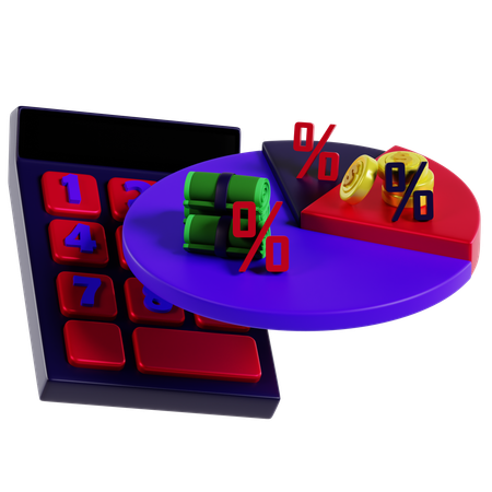 Maximiser le pourcentage de profit  3D Icon