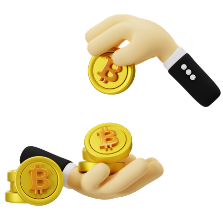 Maximizando os retornos do investimento em Bitcoin  3D Icon
