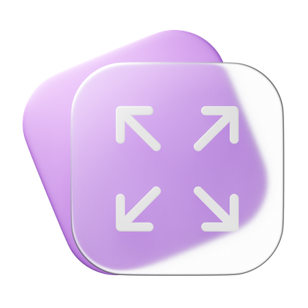 Maximizar  3D Icon