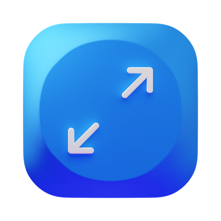 Maximizar  3D Icon