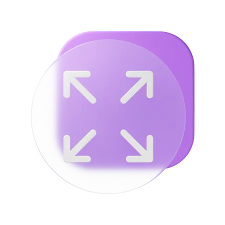 최대화하다  3D Icon