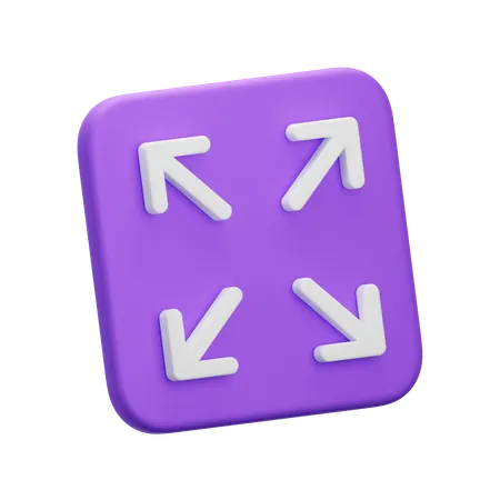 Maximize  3D Icon