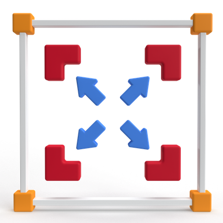 Maximize  3D Icon
