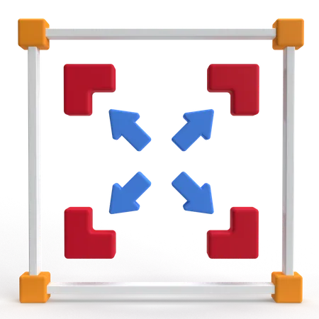 Maximize  3D Icon