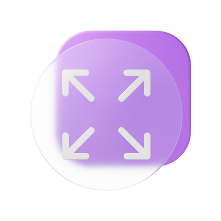 Maximize  3D Icon