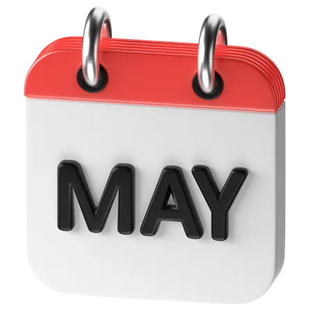 May  3D Icon