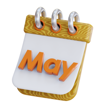 May  3D Icon