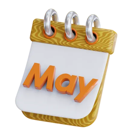 May  3D Icon