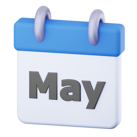 May  3D Icon