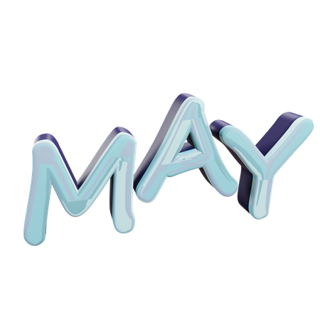 May  3D Icon