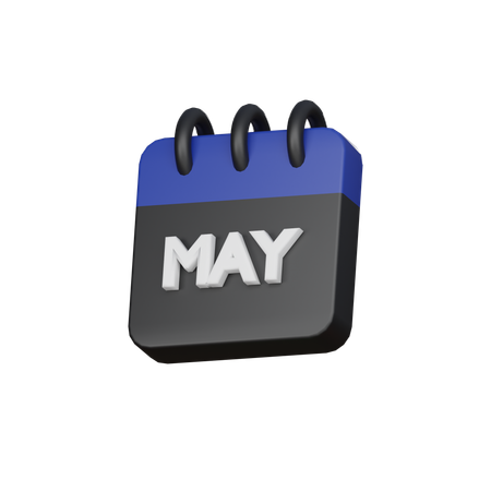 May  3D Icon