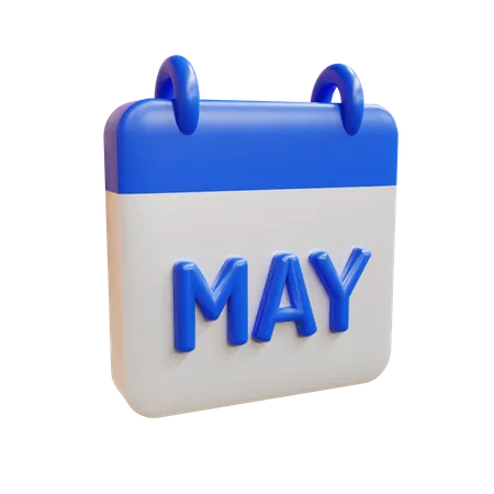 May  3D Icon