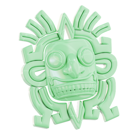 Maya-Jade-Anhänger  3D Icon
