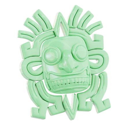 Maya-Jade-Anhänger  3D Icon