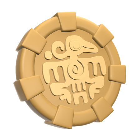 Mayan Stone  3D Icon