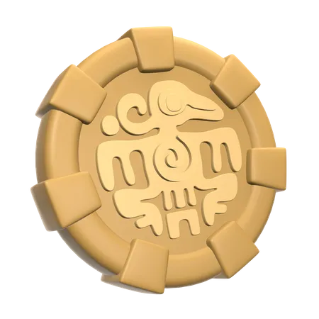 Mayan Stone  3D Icon