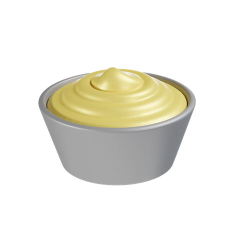 Mayonnaise  3D Icon