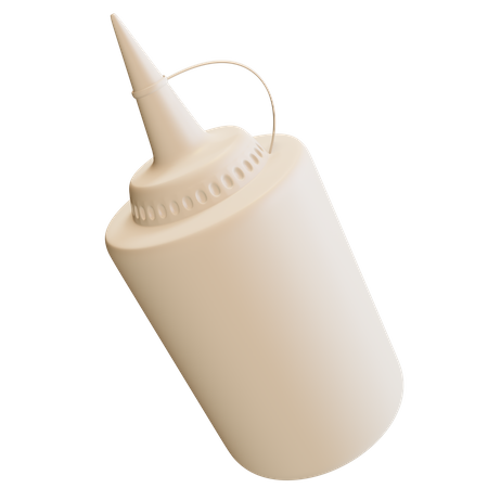 Mayonnaise  3D Illustration