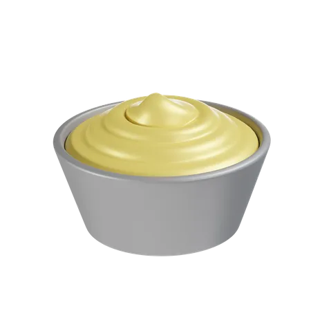 Mayonnaise  3D Icon