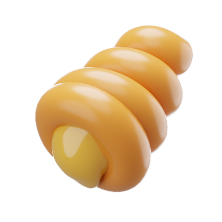 Mayonnaise Rollen  3D Icon