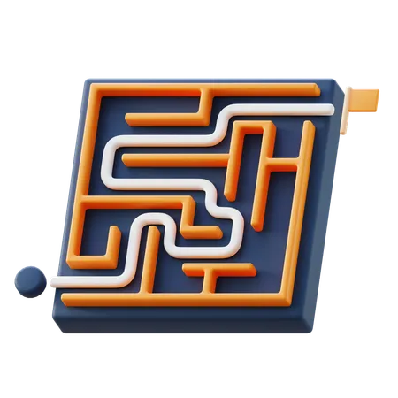 Maze  3D Icon