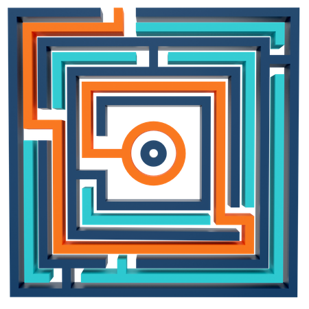 Maze Game  3D Icon