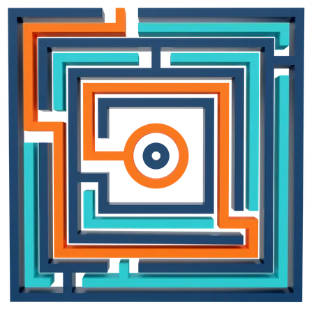 Maze Game  3D Icon