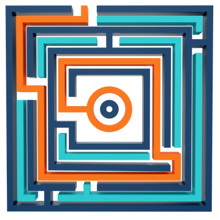 Maze Game  3D Icon