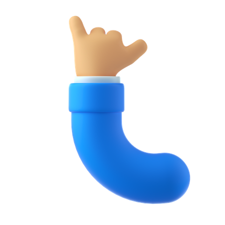 Me chame de gesto com a mão  3D Icon