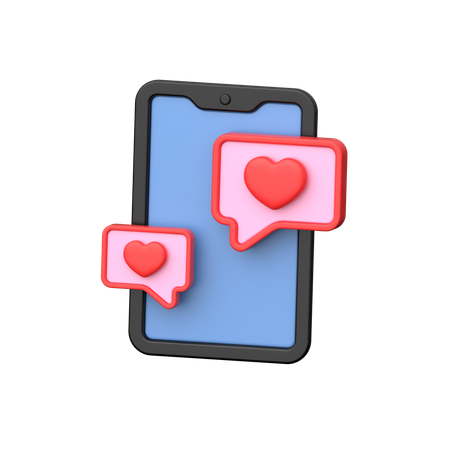 Me encanta chatear  3D Icon