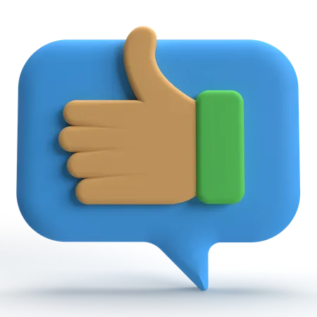 Me gusta chatear  3D Icon