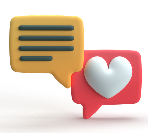 Me gusta comentar  3D Icon