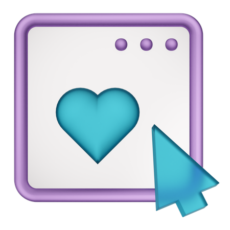 Me gusta web  3D Icon