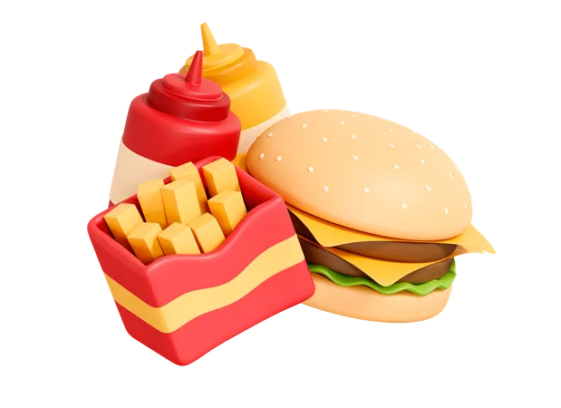 Meal  3D Icon