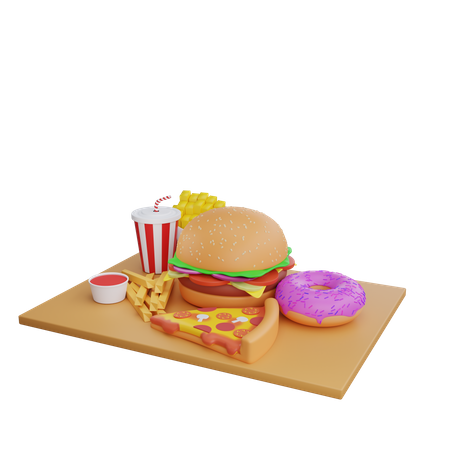 Meal  3D Icon