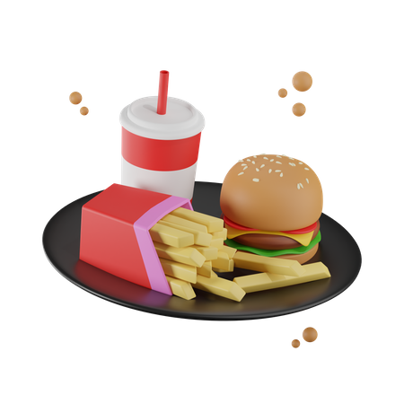 Meal  3D Icon