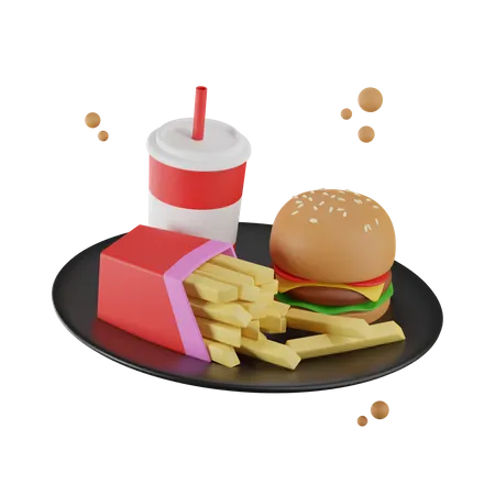 Meal  3D Icon