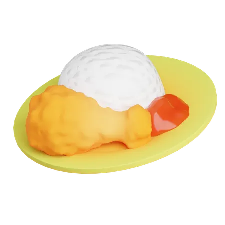 Meal  3D Icon