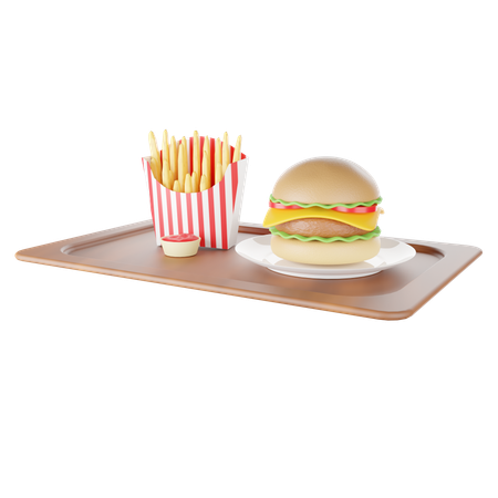 Meal  3D Icon