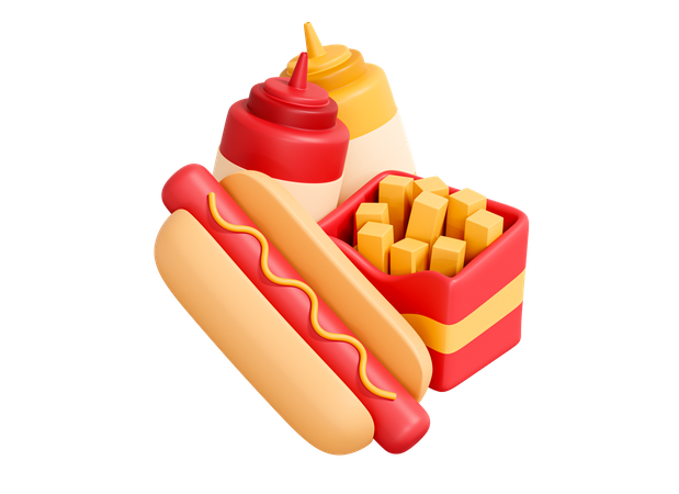 Meal  3D Icon