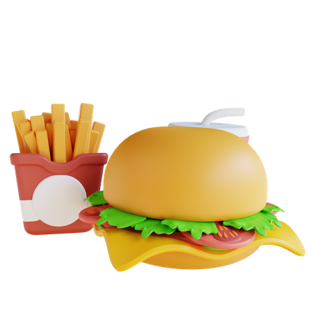 Meal  3D Icon