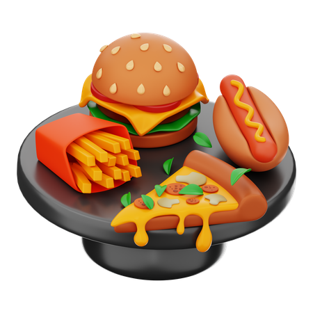 Meal 3D Icon