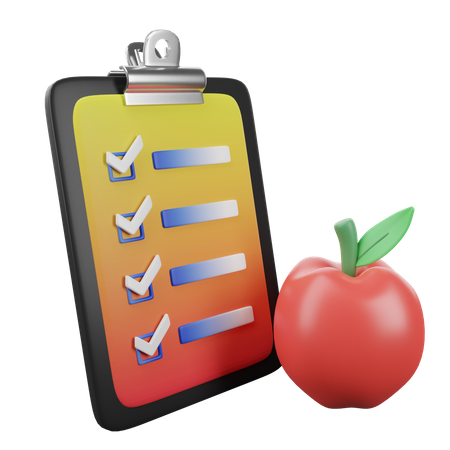 Meal-Plan  3D Icon