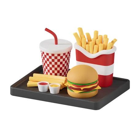 Meal Plan  3D Icon