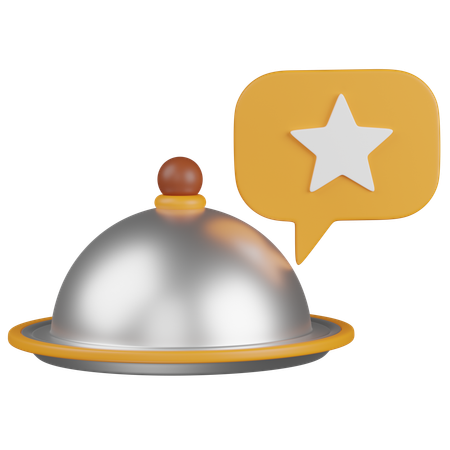食事の評価  3D Icon