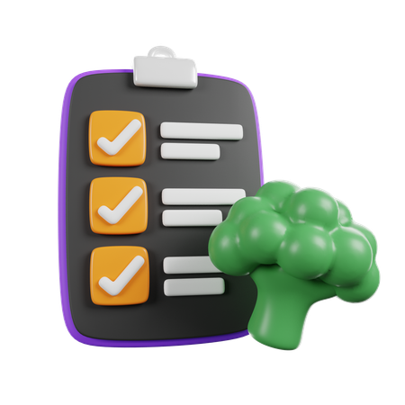 Meal Schedule  3D Icon