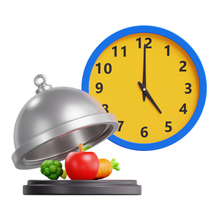 Meal time  3D Icon