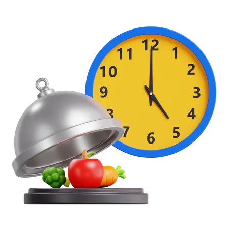 Meal time  3D Icon